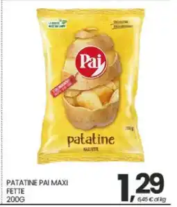 Eurospar PATATINE PAI MAXI FETTE offerta