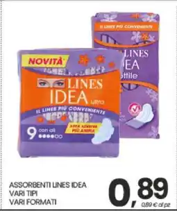Eurospar Assorbenti Lines Idea offerta