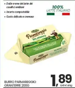 Eurospar BURRO PARMAREGGIO GRANTERRE 200G offerta
