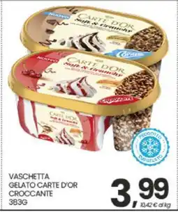 Eurospar VASCHETTA GELATO CARTE D'OR CROCCANTE offerta