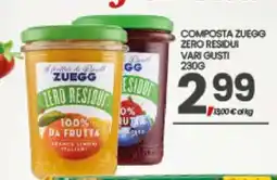 Eurospar Composta Zuegg Zero Residui offerta