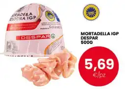 Eurospar MORTADELLA IGP DESPAR 500G offerta