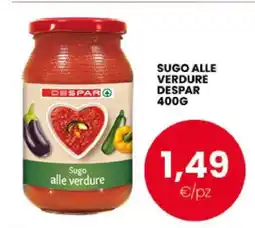 Eurospar SUGO ALLE VERDURE DESPAR 400G offerta
