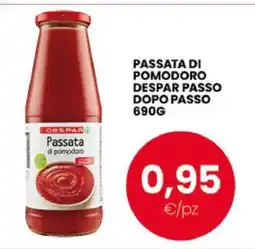 Eurospar PASSATA DI POMODORO DESPAR PASSO DOPO PASSO 690G offerta