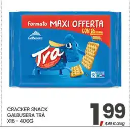 Eurospar CRACKER SNACK GALBUSERA TRÀ offerta