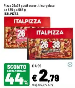Iper La Grande Pizza 26x38 gusti assortiti Italpizza offerta