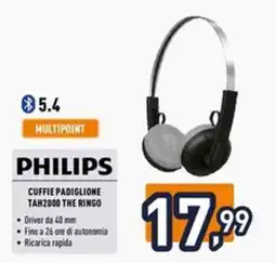 Iper La Grande Philips cuffie padiglione tah2000 the ringo offerta