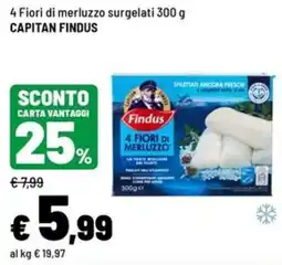 Iper La Grande 4 Fiori di merluzzo Findus offerta