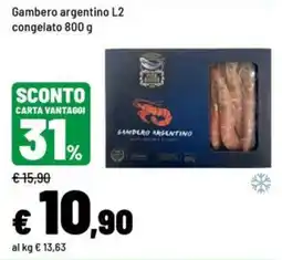 Iper La Grande Gambero argentino L2 offerta