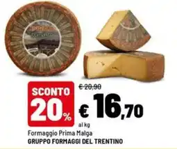 Iper La Grande Formaggio Prima Malga offerta