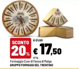 Iper La Grande Formaggio Cuor di Fassa di Malga offerta