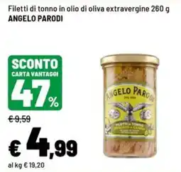 Iper La Grande Filetti di tonno in olio di oliva extravergine Angelo Parodi offerta