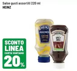 Iper La Grande Salse gusti assortiti HEINZ offerta