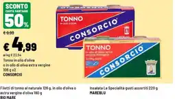 Iper La Grande Tonno in olio d'oliva o in olio di oliva extra vergine offerta