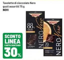 Iper La Grande Tavolette di cioccolato Nero NOVI offerta