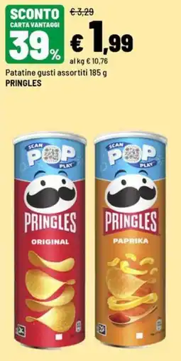Iper La Grande Patatine gusti assortiti PRINGLES offerta