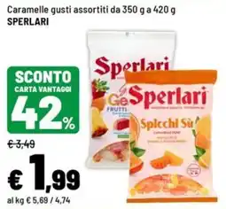 Iper La Grande Caramelle gusti assortiti Sperlari offerta