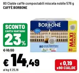 Iper La Grande Cialde caffè compostabili miscela nobile offerta
