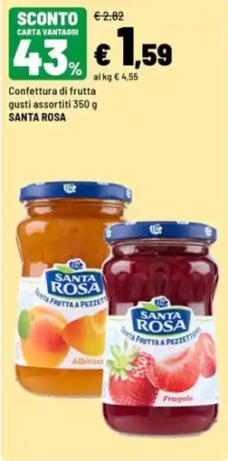 Iper La Grande Confettura di frutta gusti assortiti SANTA ROSA offerta