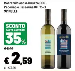 Iper La Grande Montepulciano d'Abruzzo DOC Pecorino o Passerina IGT offerta