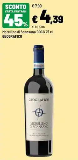 Iper La Grande Morellino di Scansano DOCG GEOGRAFICO offerta