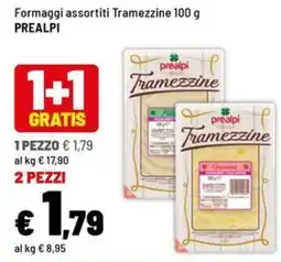 Iper La Grande Formaggi assortiti Tramezzine offerta