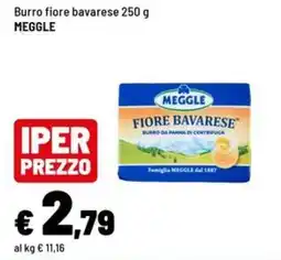 Iper La Grande Burro fiore bavarese Meggle offerta