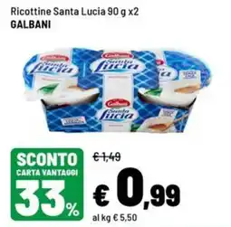 Iper La Grande Ricottine Santa Lucia offerta