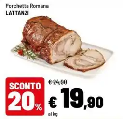 Iper La Grande Porchetta Romana LATTANZI offerta
