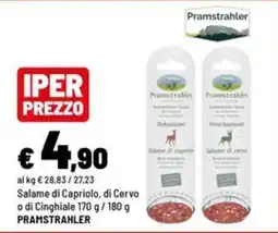 Iper La Grande Salame di Capriolo, di Cervo o di Cinghiale Pramstrahler offerta