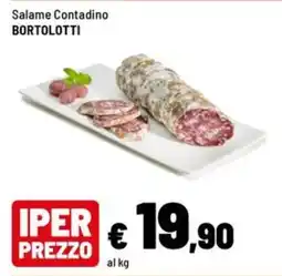 Iper La Grande Salame Contadino Bortolotti offerta
