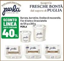 Iper La Grande Burrata, burratine, Ovoline di mozzarella, Fior di latte o Stracciatella Perla offerta