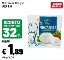 Iper La Grande Mozzarella Iper Più offerta