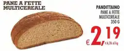 Deco Iperstore Pandittaino pane a fette multicereale offerta