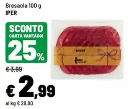Iper La Grande Bresaola Iper offerta