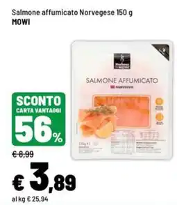 Iper La Grande Salmone affumicato MOWI offerta