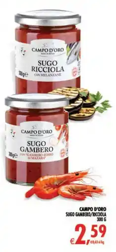 Deco Iperstore Campo d'Oro Sugo gambero/ricciola offerta