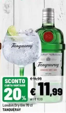 Iper La Grande London Dry Gin Tanqueray offerta