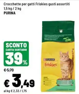 Iper La Grande Crocchette per gatti Friskies offerta
