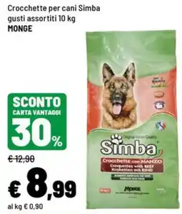 Iper La Grande Crocchette per cani Simba offerta