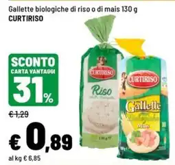 Iper La Grande Gallette biologiche Curtiriso offerta
