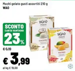 Iper La Grande Mochi gelato gusti assortiti WAO offerta