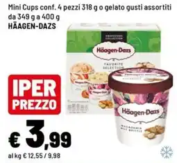 Iper La Grande Mini Cups Häagen-Dazs offerta