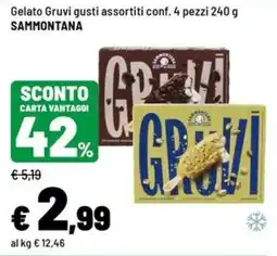 Iper La Grande Gelato Gruvi gusti assortiti offerta