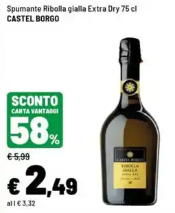 Iper La Grande Spumante Ribolla gialla Extra Dry Castel Borgo offerta