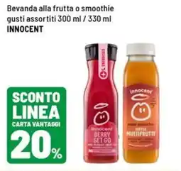Iper La Grande Beverage alla frutta o smoothie Innocent offerta
