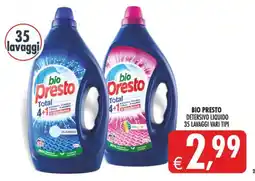 Deco Iperstore Bio Presto Detersivo Liquido offerta