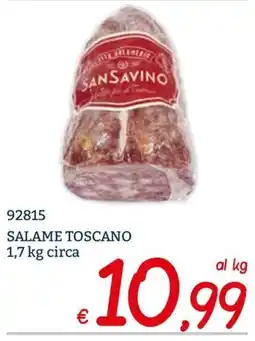 Zona Salame Toscano San Savino offerta