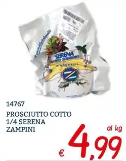 Zona Prosciutto cotto 1/4 Serena Zampini offerta