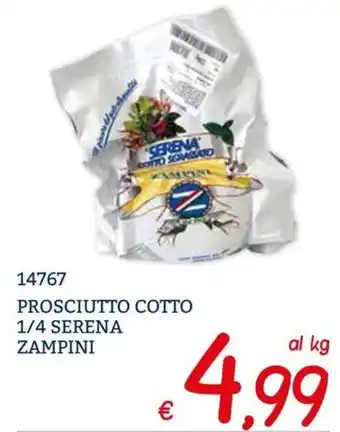 Prosciutto cotto 1/4 Serena Zampini